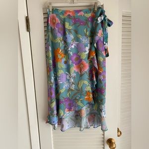 Rachel Roy wrap midi skirt.  Size Large
